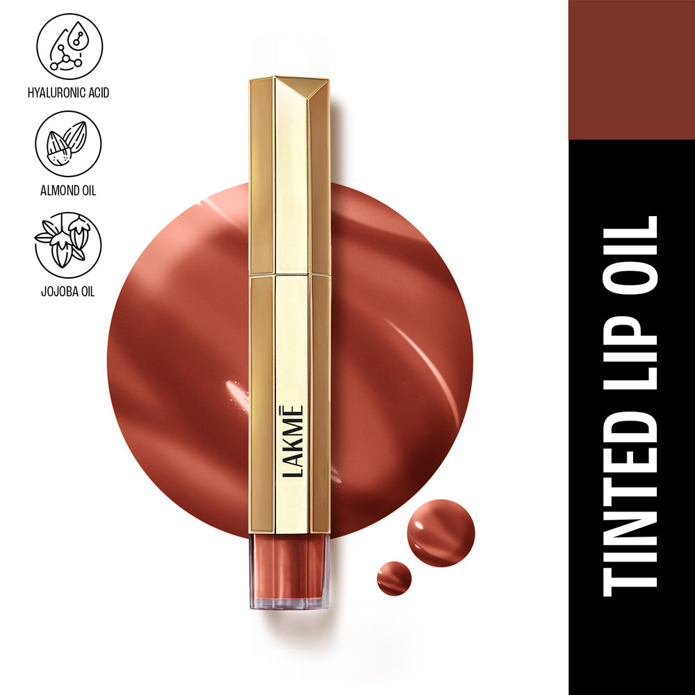 Lakme 9to5 Overtime Shine Tinted Lip Oil | 5.3 ml | iBellaa