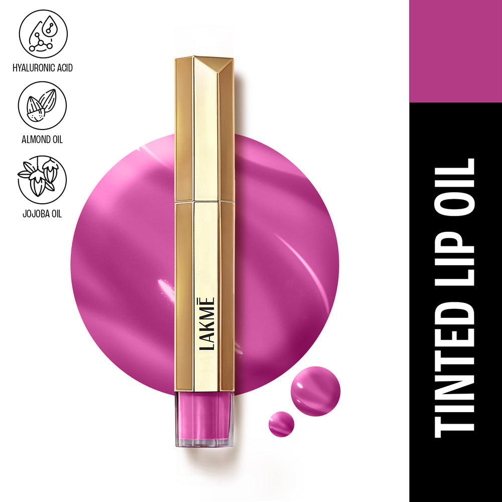 Lakme 9to5 Overtime Shine Tinted Lip Oil | 5.3 ml | iBellaa