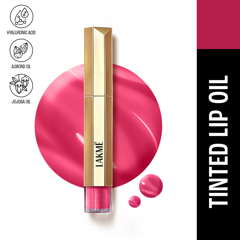 Lakme 9to5 Overtime Shine Tinted Lip Oil | 5.3 ml | iBellaa