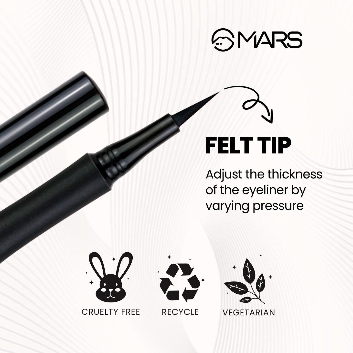 MARS Liquid Pen Eyeliner | 1.5 g | iBellaa