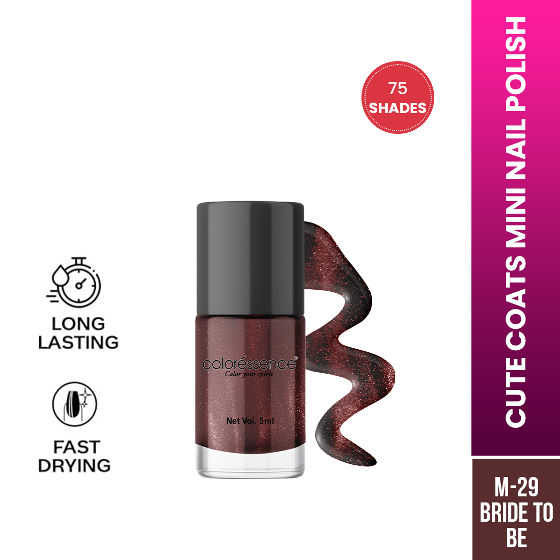 Coloressence Cute Coats Nail Polish | 6 ml | iBellaa