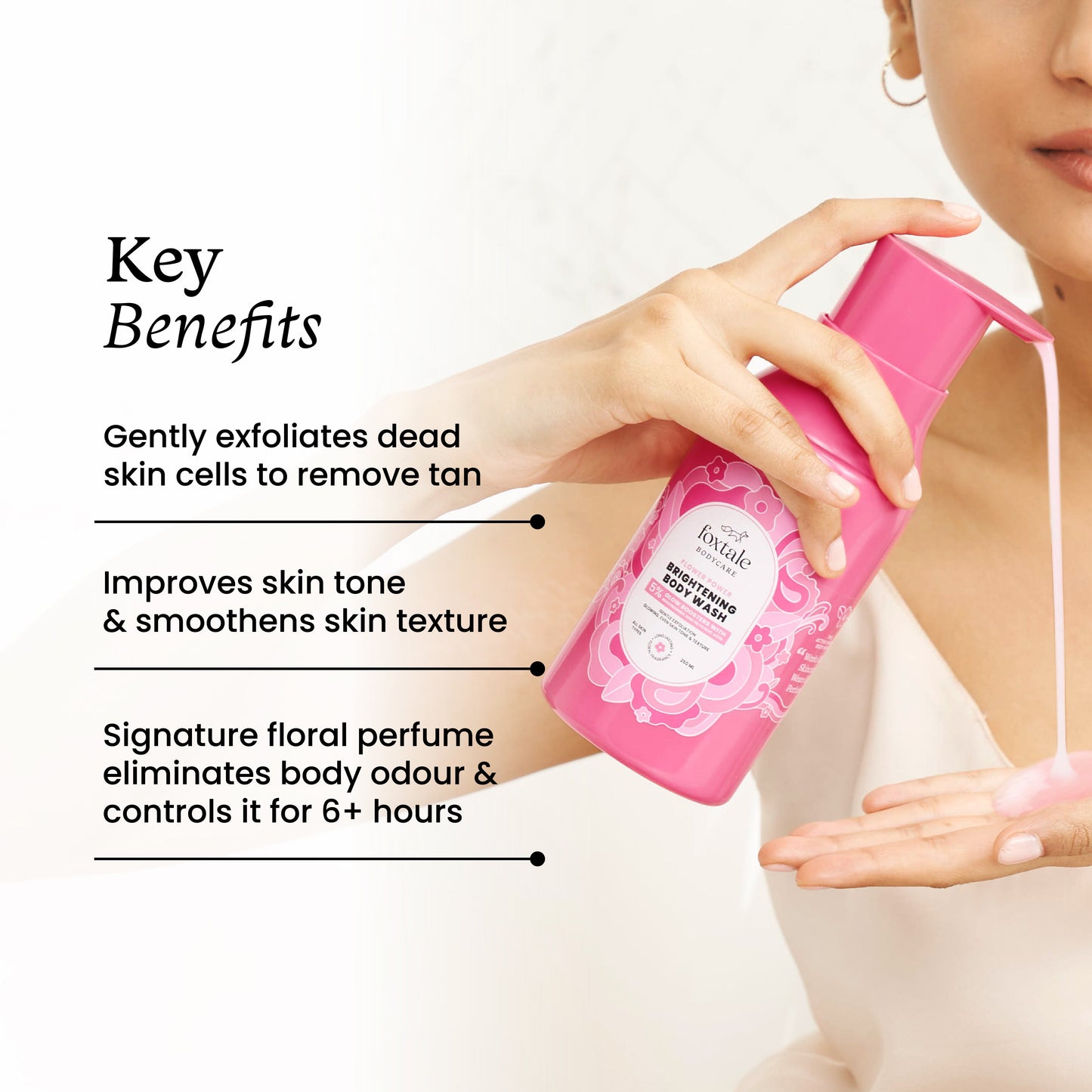 Foxtale Brightening Body Wash | 250 ml | iBellaa