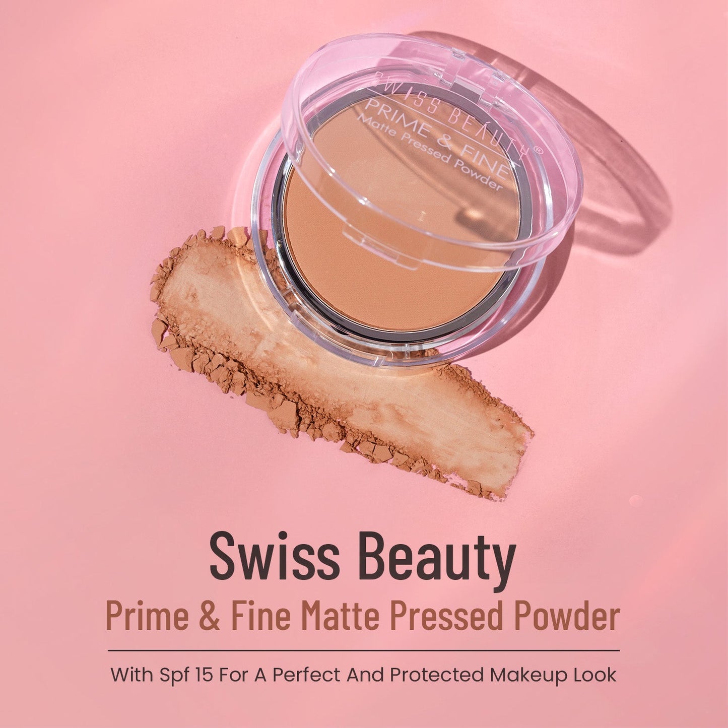 Swiss Beauty Prime & Fine Compact Powder | 8 g | iBellaa