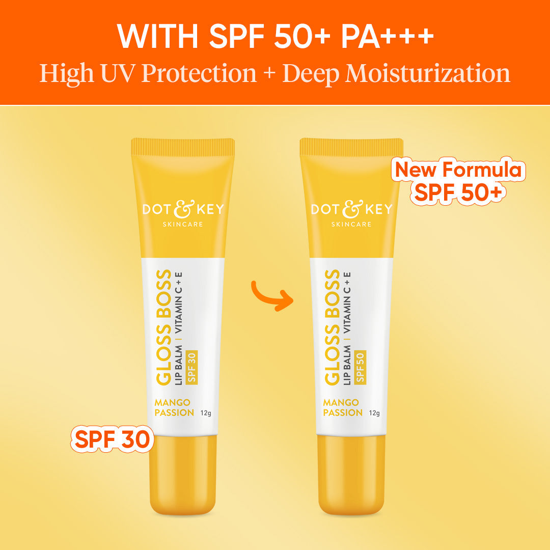 DOT & KEY Vitamin C + E Lip Balm with SPF 50+ | 12 g | iBellaa