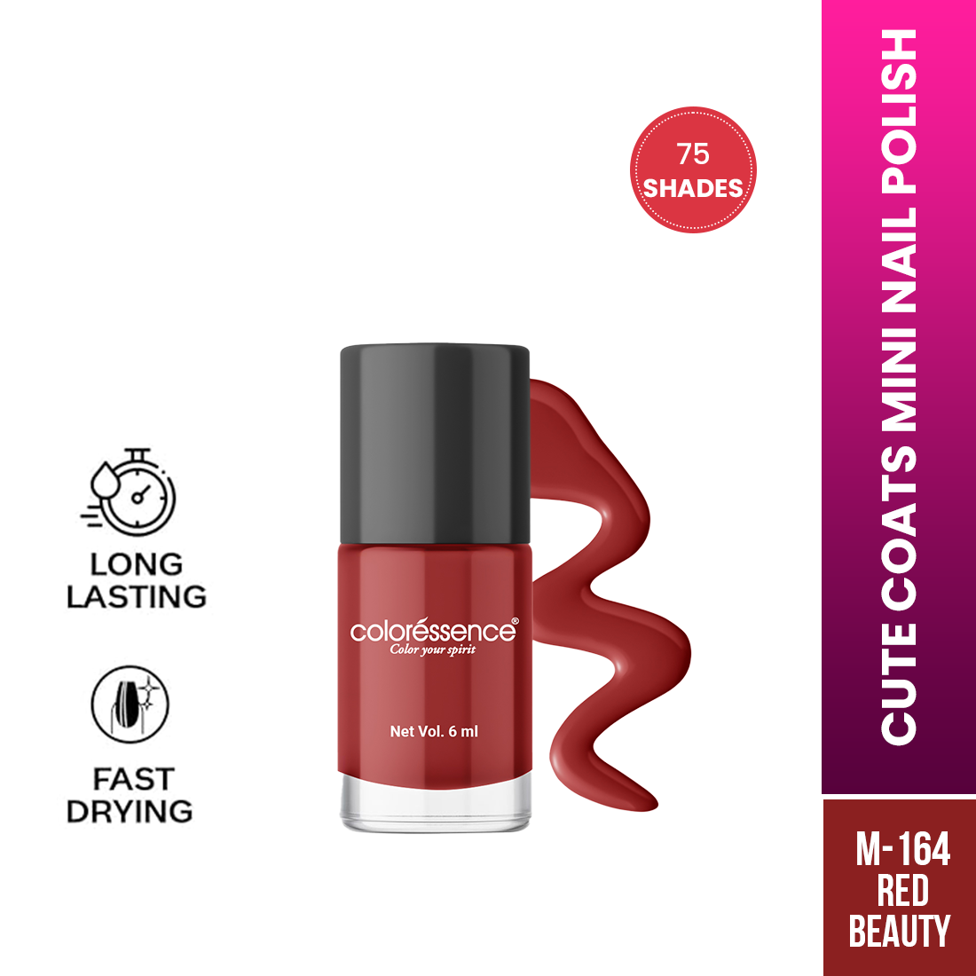 Coloressence Cute Coats Nail Polish | 6 ml | iBellaa