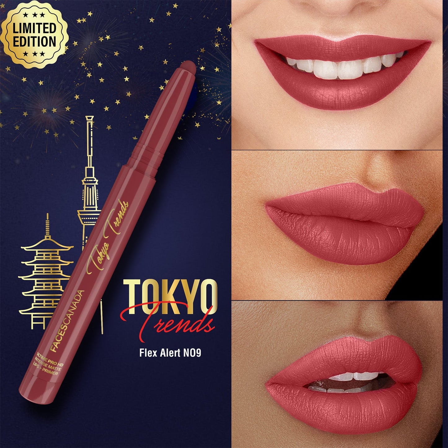 Faces Canada Ultime Pro HD Intense Matte Lips + Primer | 13 g | iBellaa
