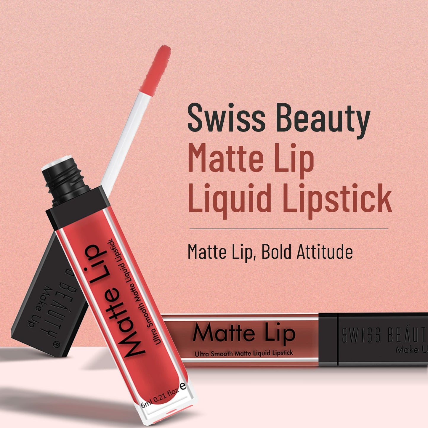 Swiss Beauty Matte Lip Liquid Lipstick | 6 ml | iBellaa