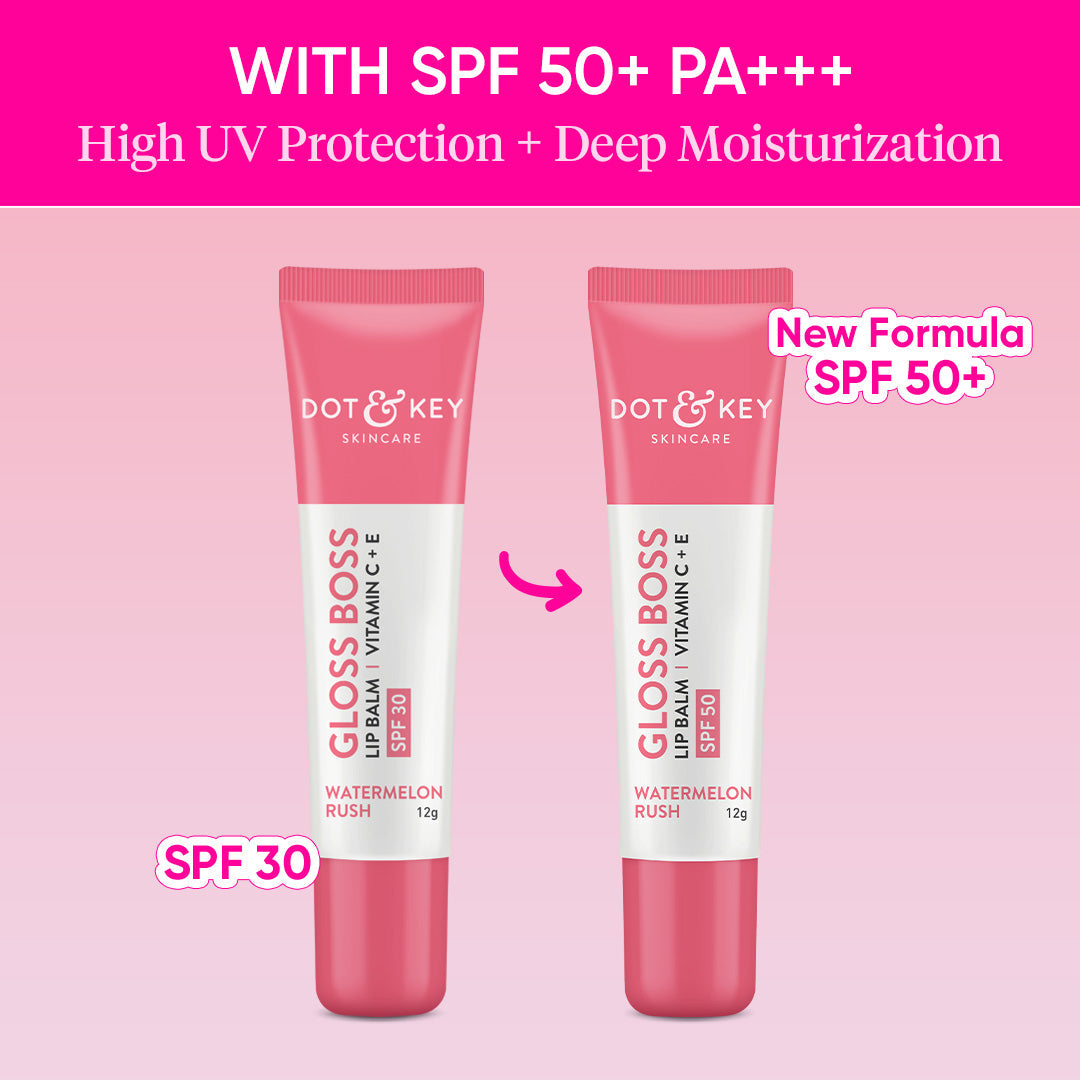 DOT & KEY Vitamin C + E Lip Balm with SPF 50+ | 12 g | iBellaa
