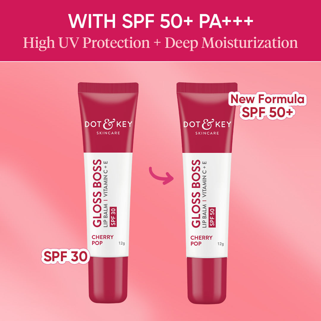 DOT & KEY Vitamin C + E Lip Balm with SPF 50+ | 12 g | iBellaa