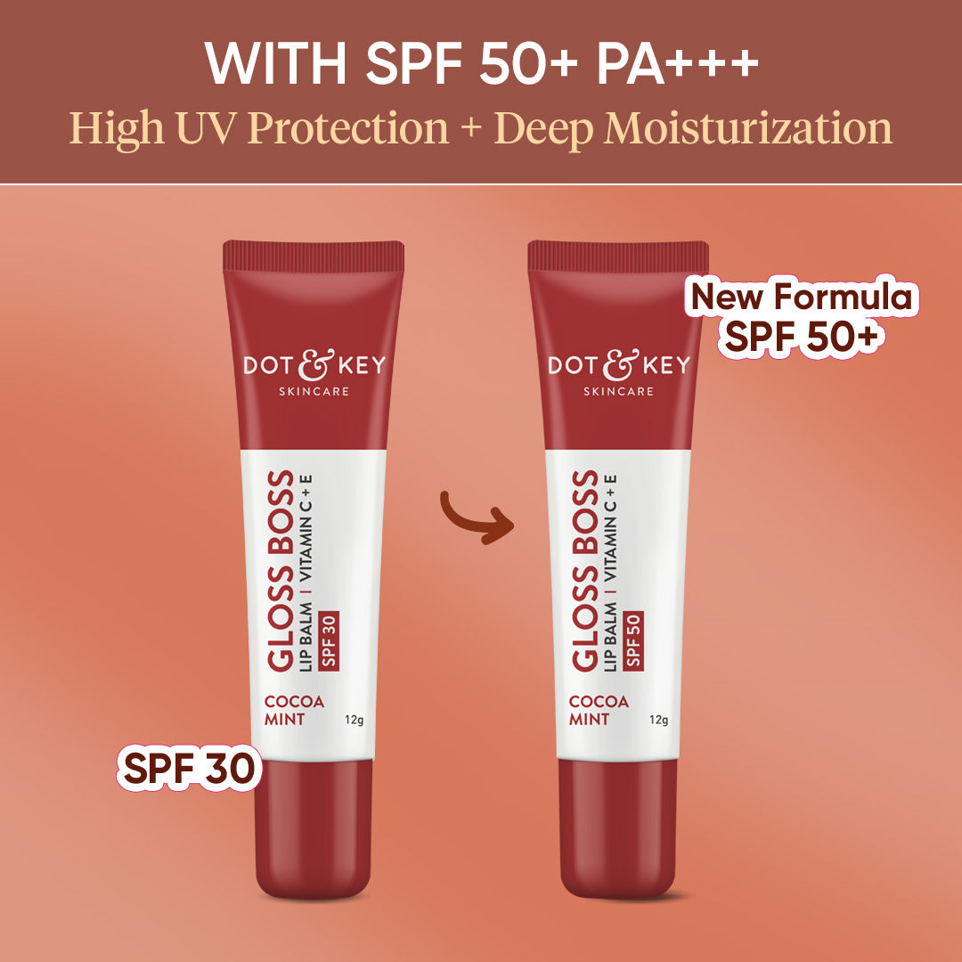 DOT & KEY Vitamin C + E Lip Balm with SPF 50+ | 12 g | iBellaa