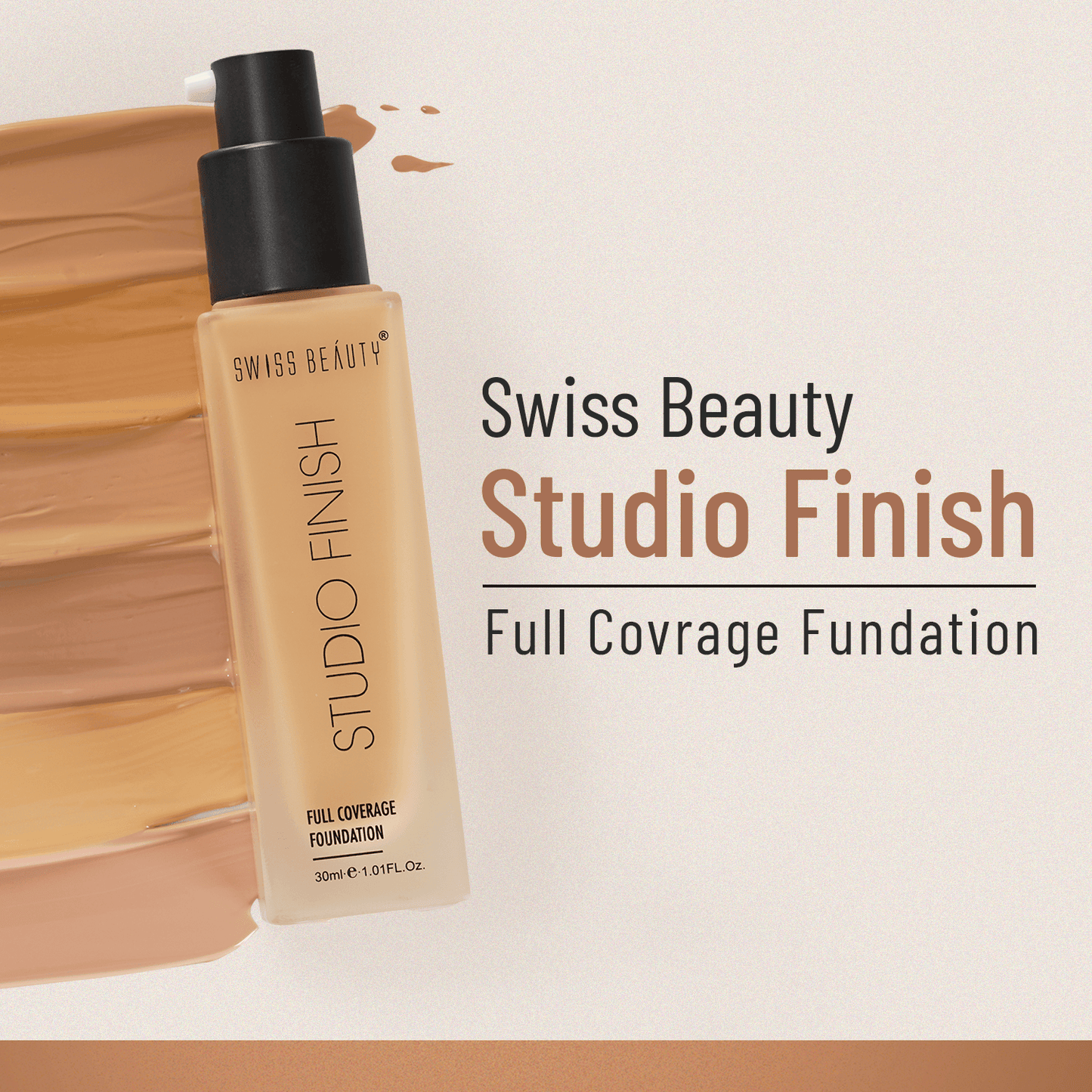 Swiss Beauty Studio Finish Foundation | 30 ml | iBellaa