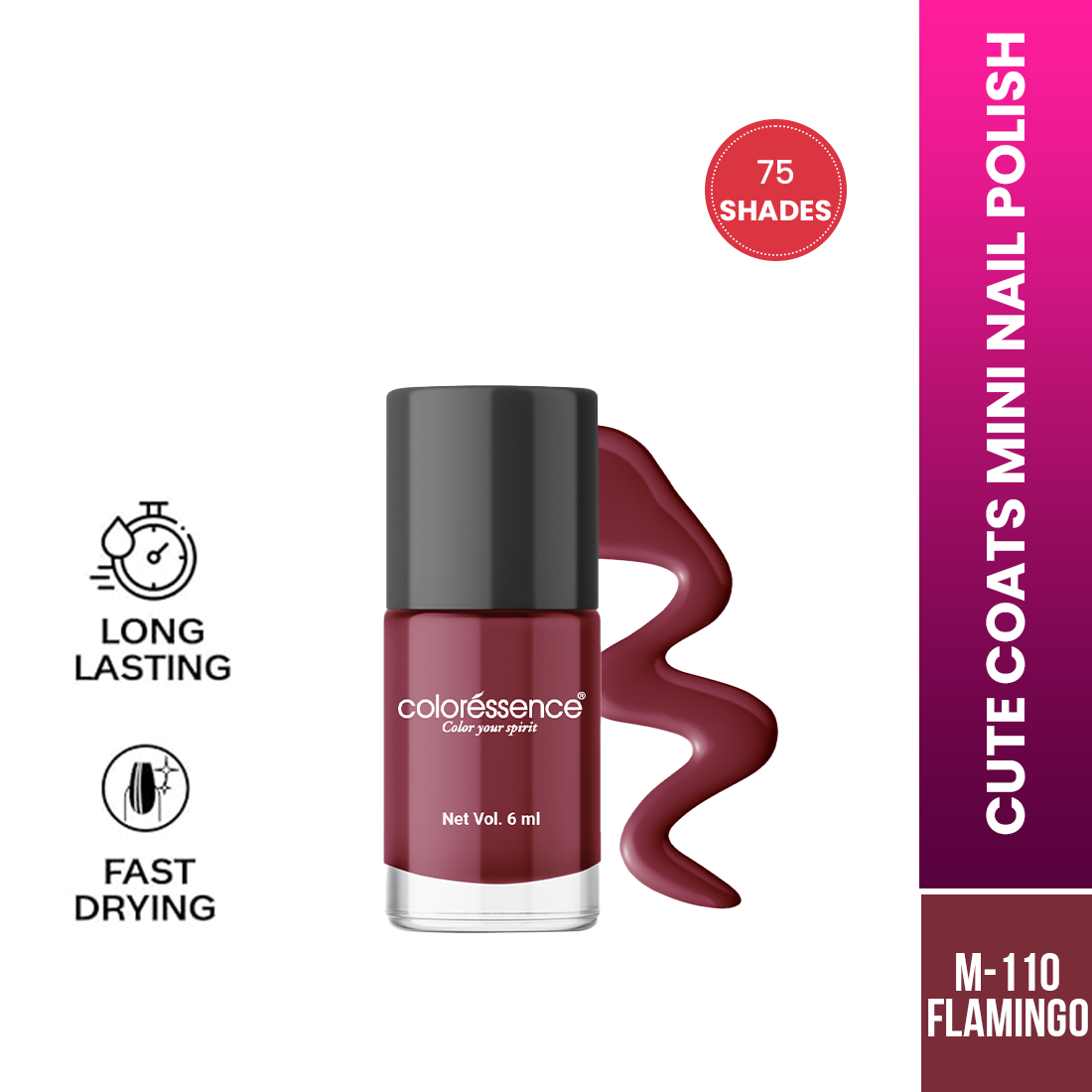Coloressence Cute Coats Nail Polish | 6 ml | iBellaa