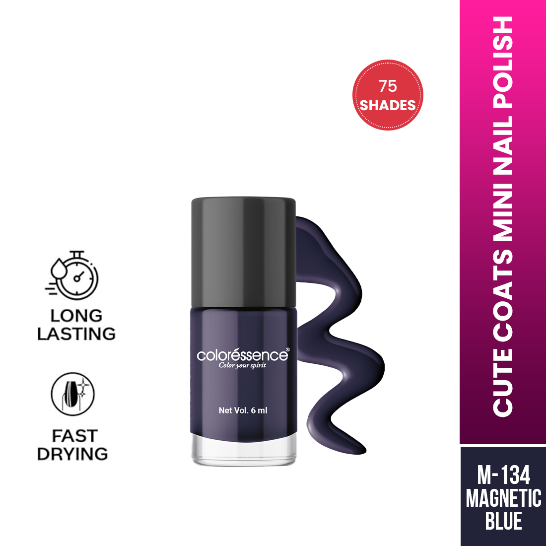 Coloressence Cute Coats Nail Polish | 6 ml | iBellaa