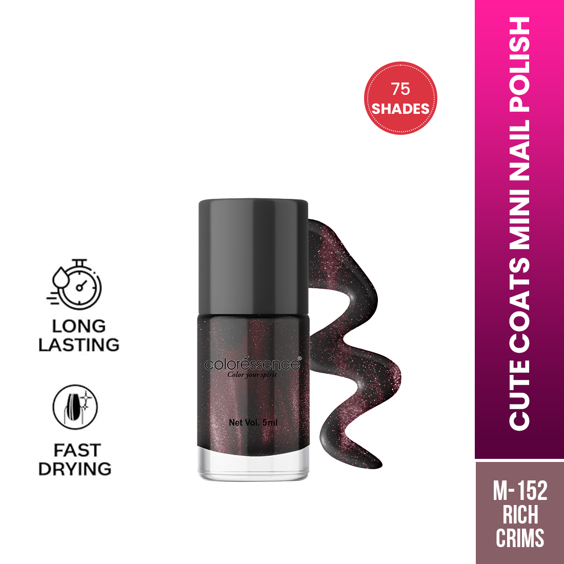 Coloressence Cute Coats Nail Polish | 6 ml | iBellaa
