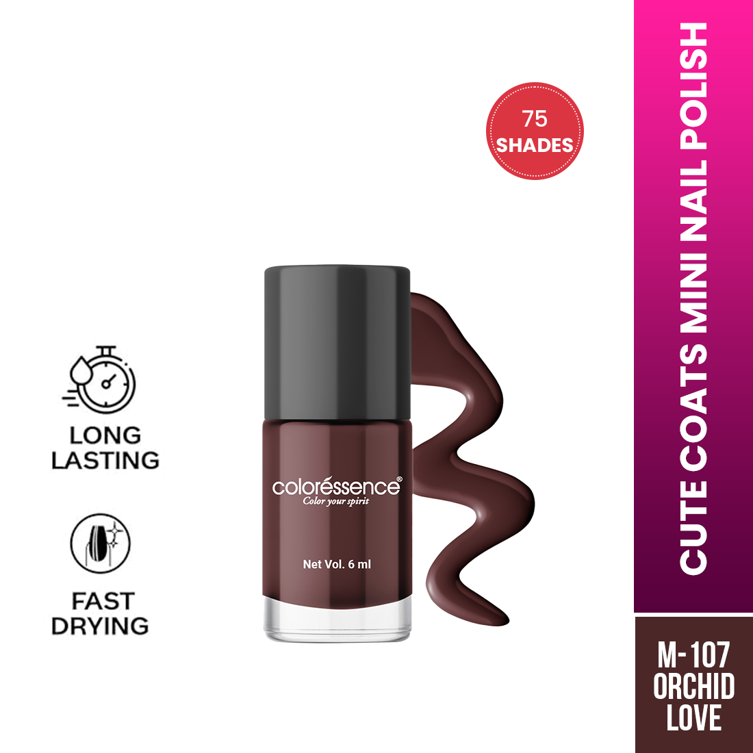 Coloressence Cute Coats Nail Polish | 6 ml | iBellaa