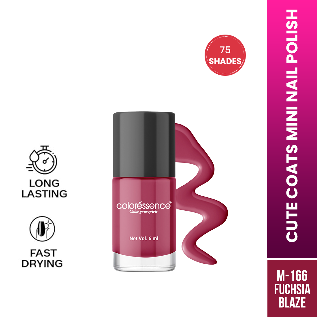 Coloressence Cute Coats Nail Polish | 6 ml | iBellaa