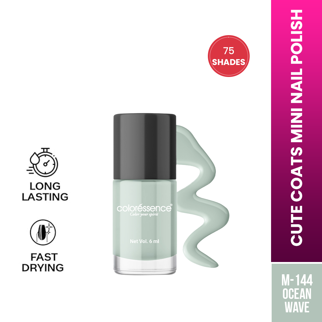 Coloressence Cute Coats Nail Polish | 6 ml | iBellaa