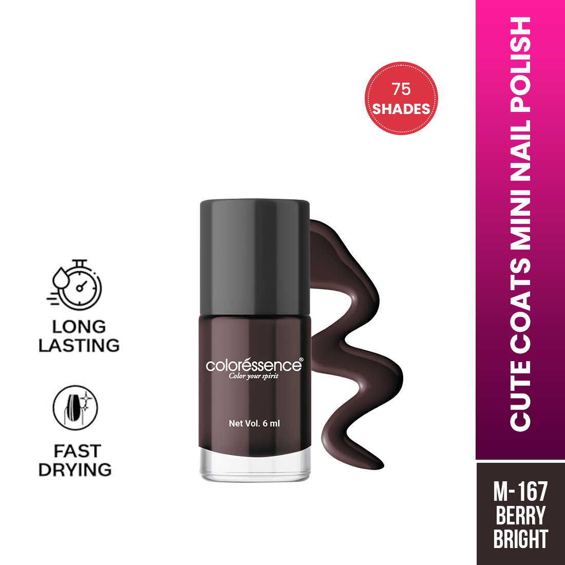 Coloressence Cute Coats Nail Polish | 6 ml | iBellaa