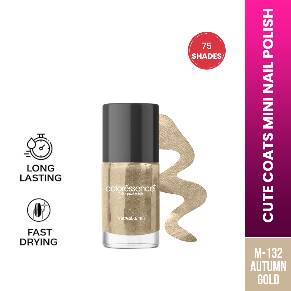 Coloressence Cute Coats Nail Polish | 6 ml | iBellaa