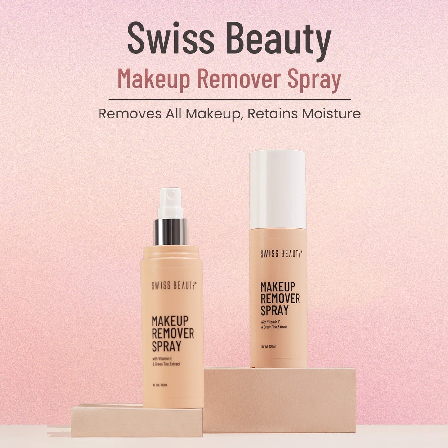 Swiss Beauty Makeup Remover Spray | 100 g | iBellaa