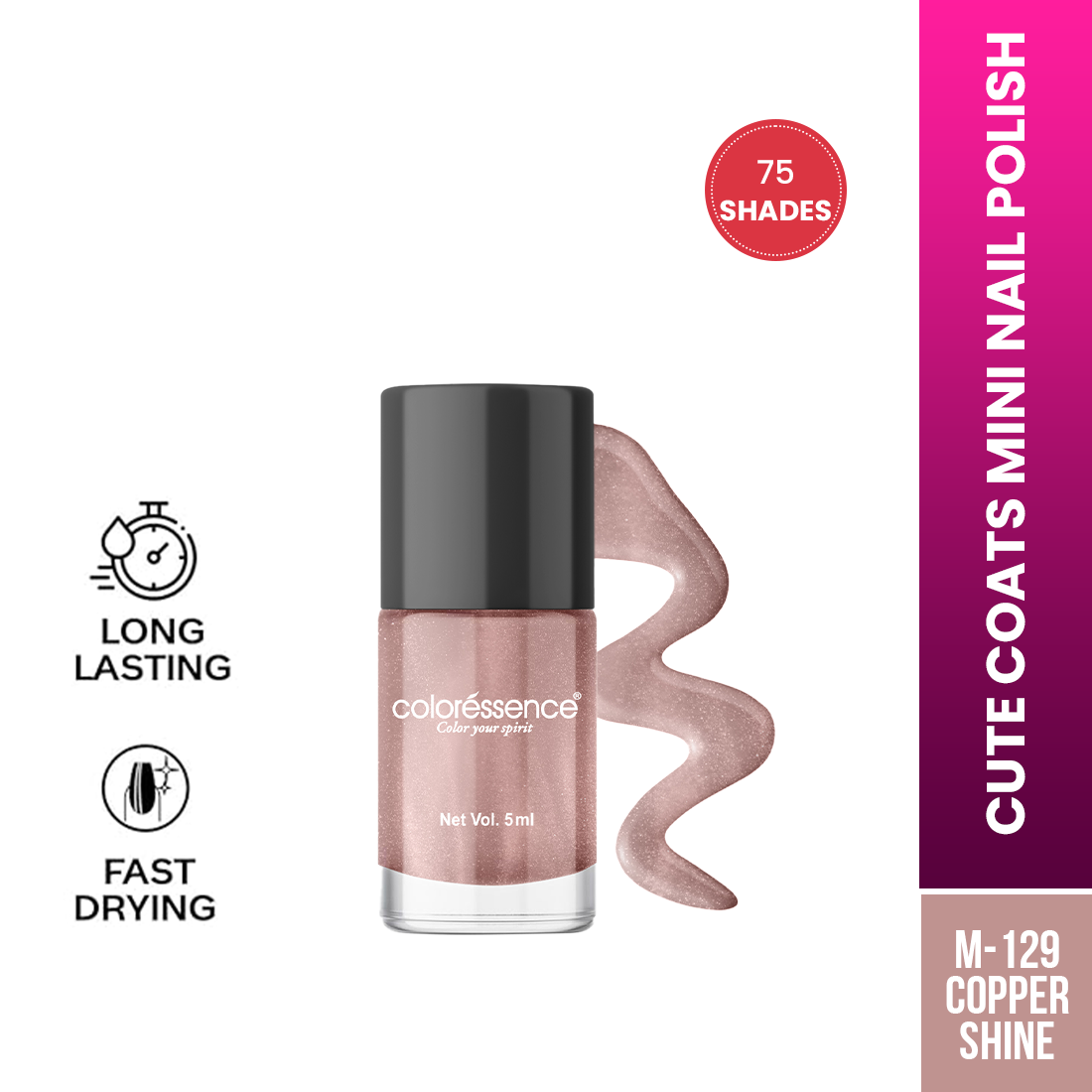 Coloressence Cute Coats Nail Polish | 6 ml | iBellaa