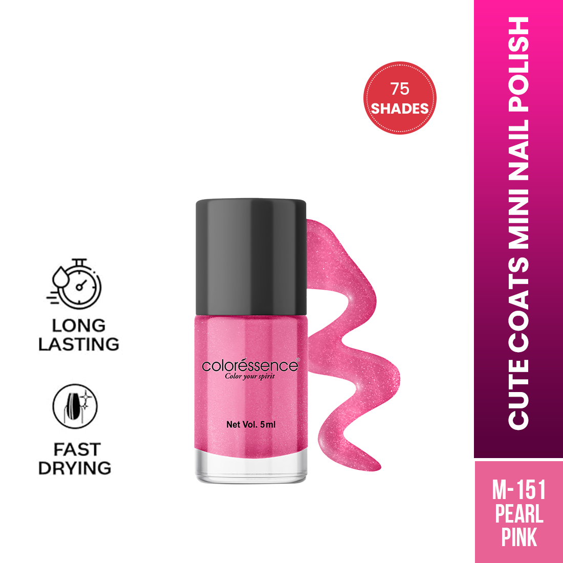 Coloressence Cute Coats Nail Polish | 6 ml | iBellaa