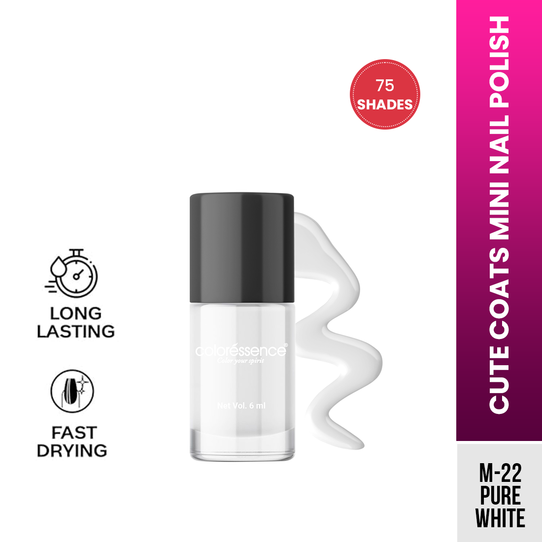 Coloressence Cute Coats Nail Polish | 6 ml | iBellaa