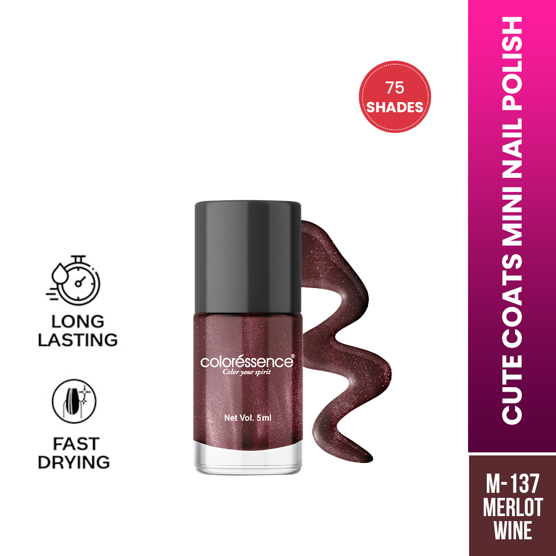 Coloressence Cute Coats Nail Polish | 6 ml | iBellaa