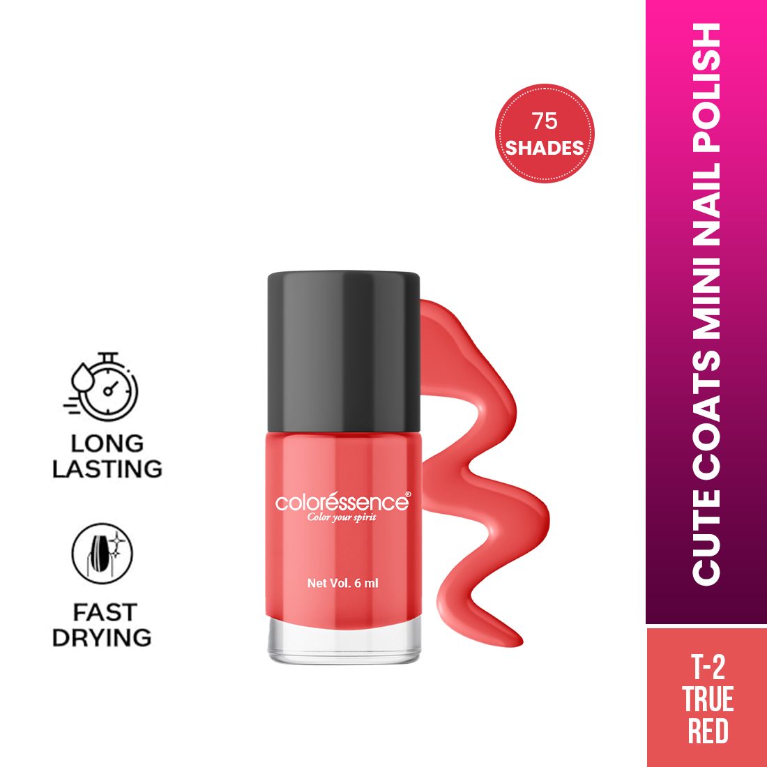 Coloressence Cute Coats Nail Polish | 6 ml | iBellaa
