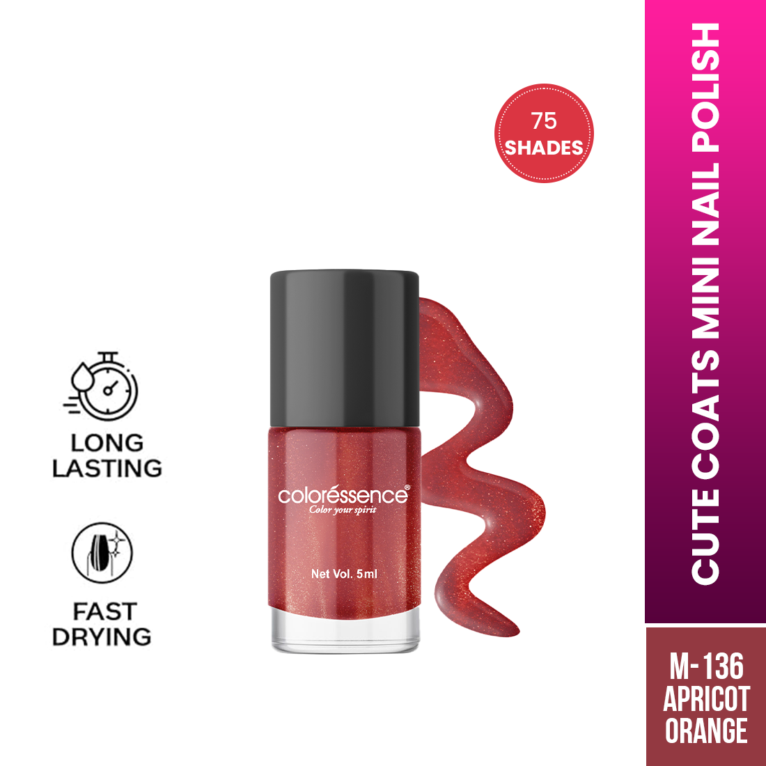 Coloressence Cute Coats Nail Polish | 6 ml | iBellaa