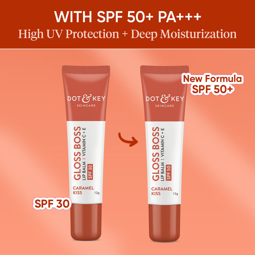 DOT & KEY Vitamin C + E Lip Balm with SPF 50+ | 12 g | iBellaa
