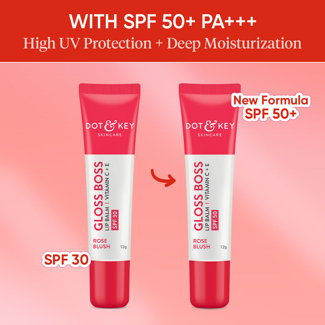 DOT & KEY Vitamin C + E Lip Balm with SPF 50+ | 12 g | iBellaa