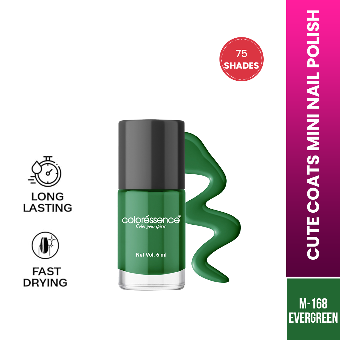 Coloressence Cute Coats Nail Polish | 6 ml | iBellaa