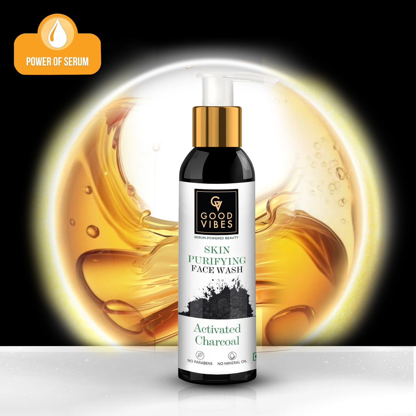 Good Vibes Skin Purifying Face Wash Charcoal | 120 ml | iBellaa