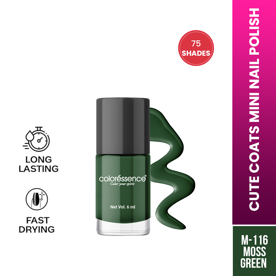 Coloressence Cute Coats Nail Polish | 6 ml | iBellaa