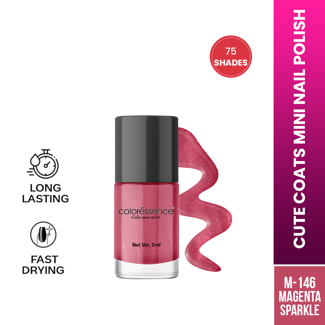 Coloressence Cute Coats Nail Polish | 6 ml | iBellaa