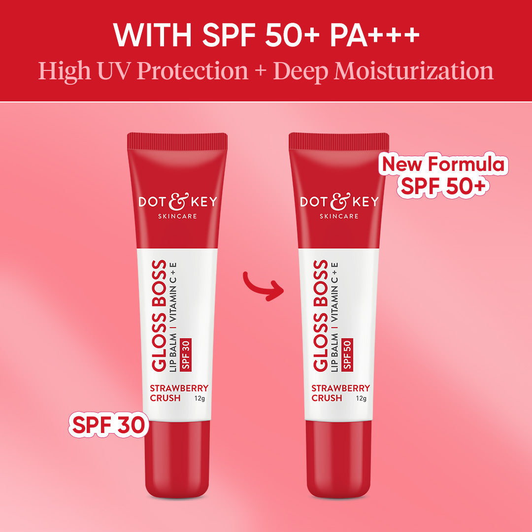 DOT & KEY Vitamin C + E Lip Balm with SPF 50+ | 12 g | iBellaa