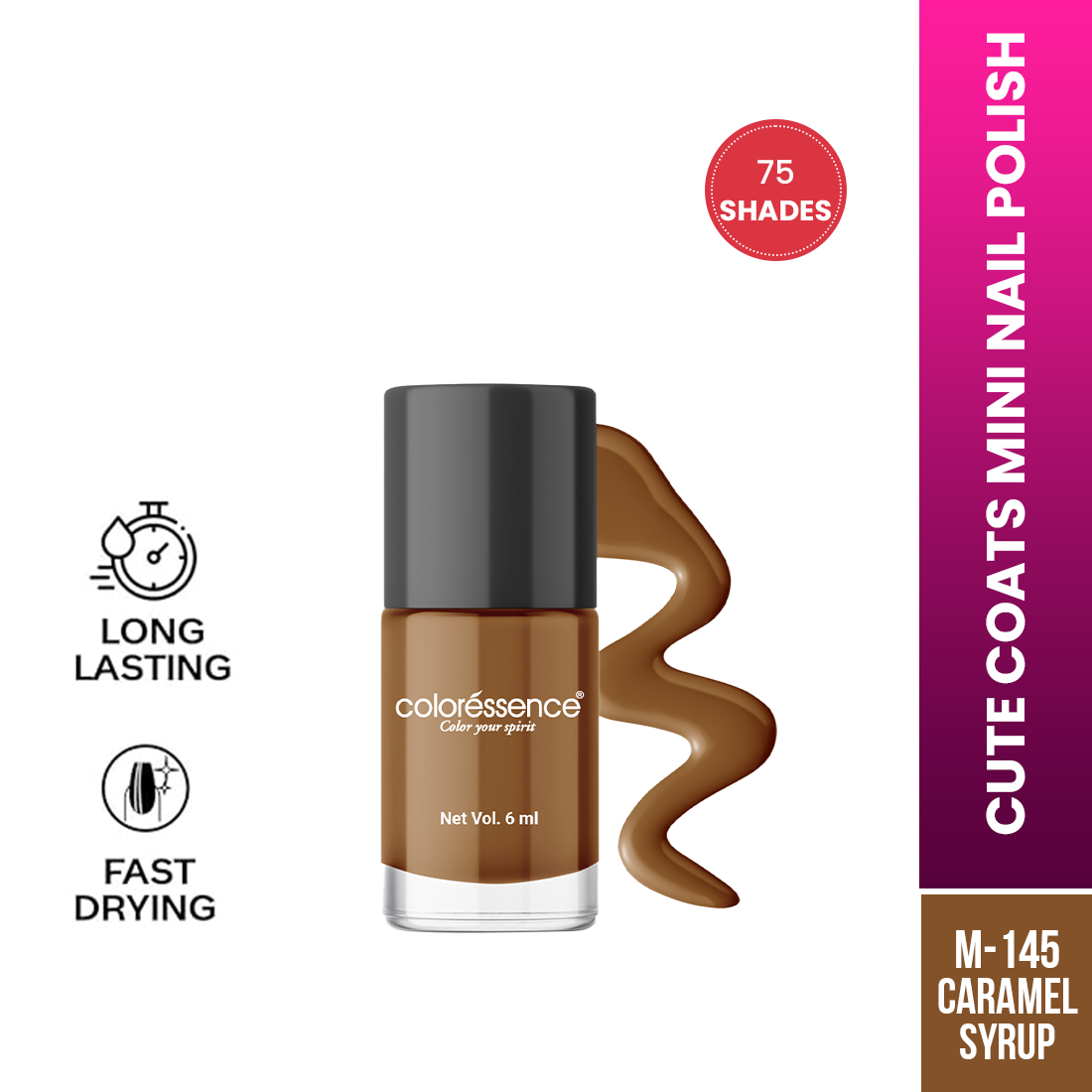 Coloressence Cute Coats Nail Polish | 6 ml | iBellaa