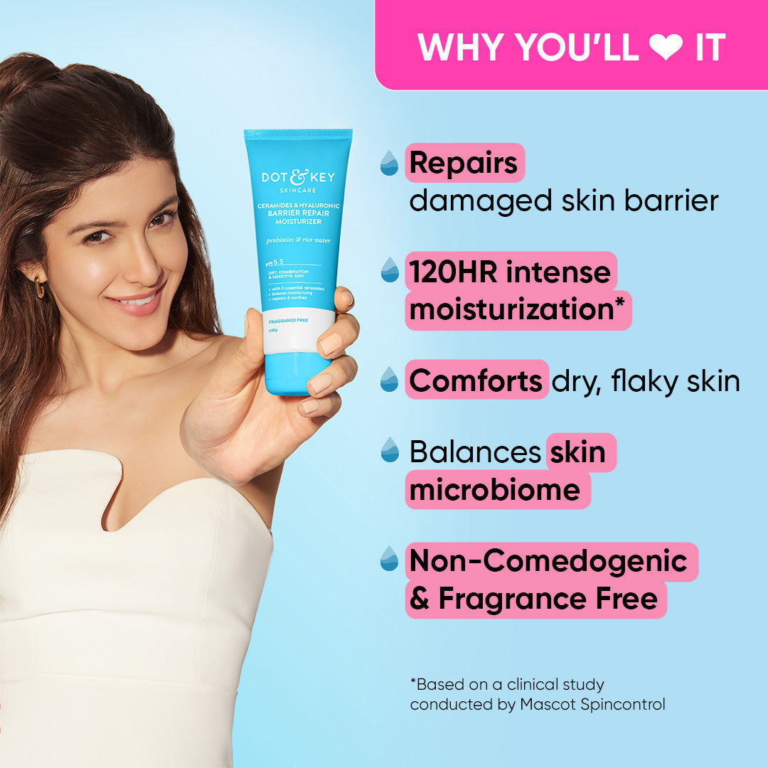 DOT & KEY Barrier Repair Moisturizer with Ceramides + Hyaluronic Acid | iBellaa