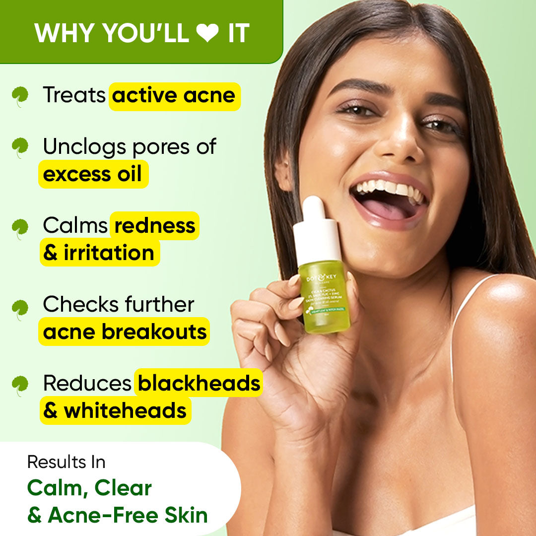 DOT & KEY Cica + 2% Salicylic Acid Serum for Acne & Oil Control | iBellaa