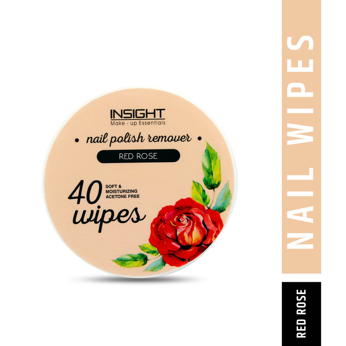 Insight Cosmetics Nail Polish Remover Wipes - 40 | 25 ml | iBellaa