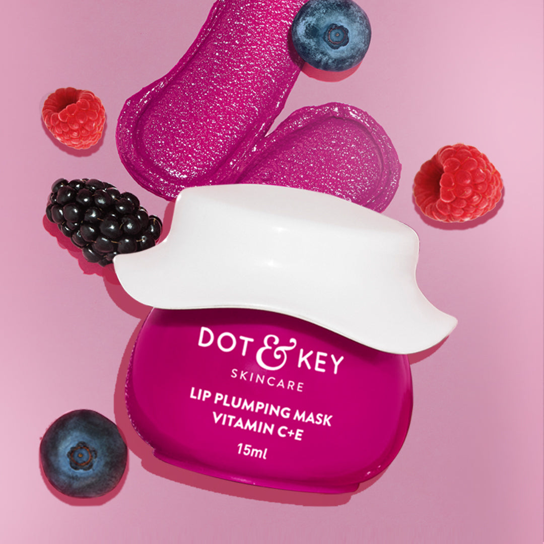 DOT & KEY Lip Plumping Mask with Vitamin C + E | 15 ml | iBellaa