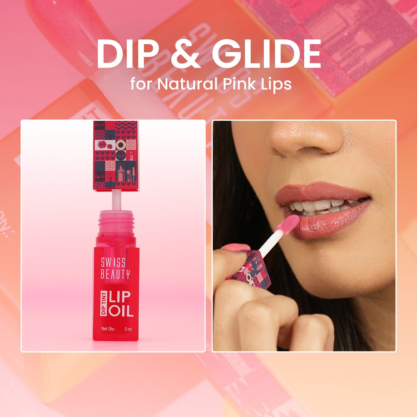 Swiss Beauty Dip Tint Lip Oil | 3 ml | iBellaa