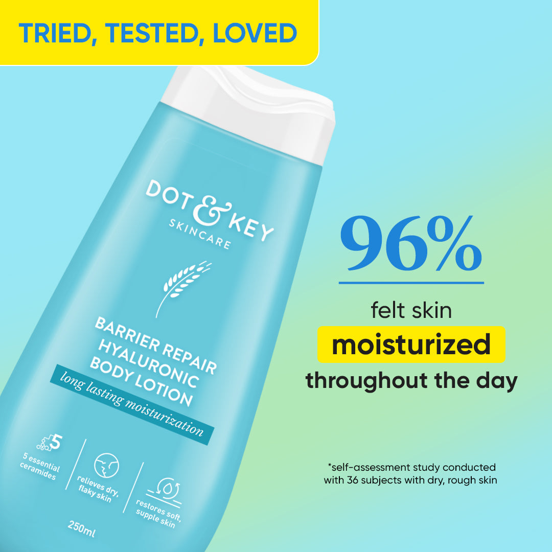 Dot & Key Barrier Repair Hyaluronic Acid Body Lotion for Soft Skin | 250 ml | iBellaa