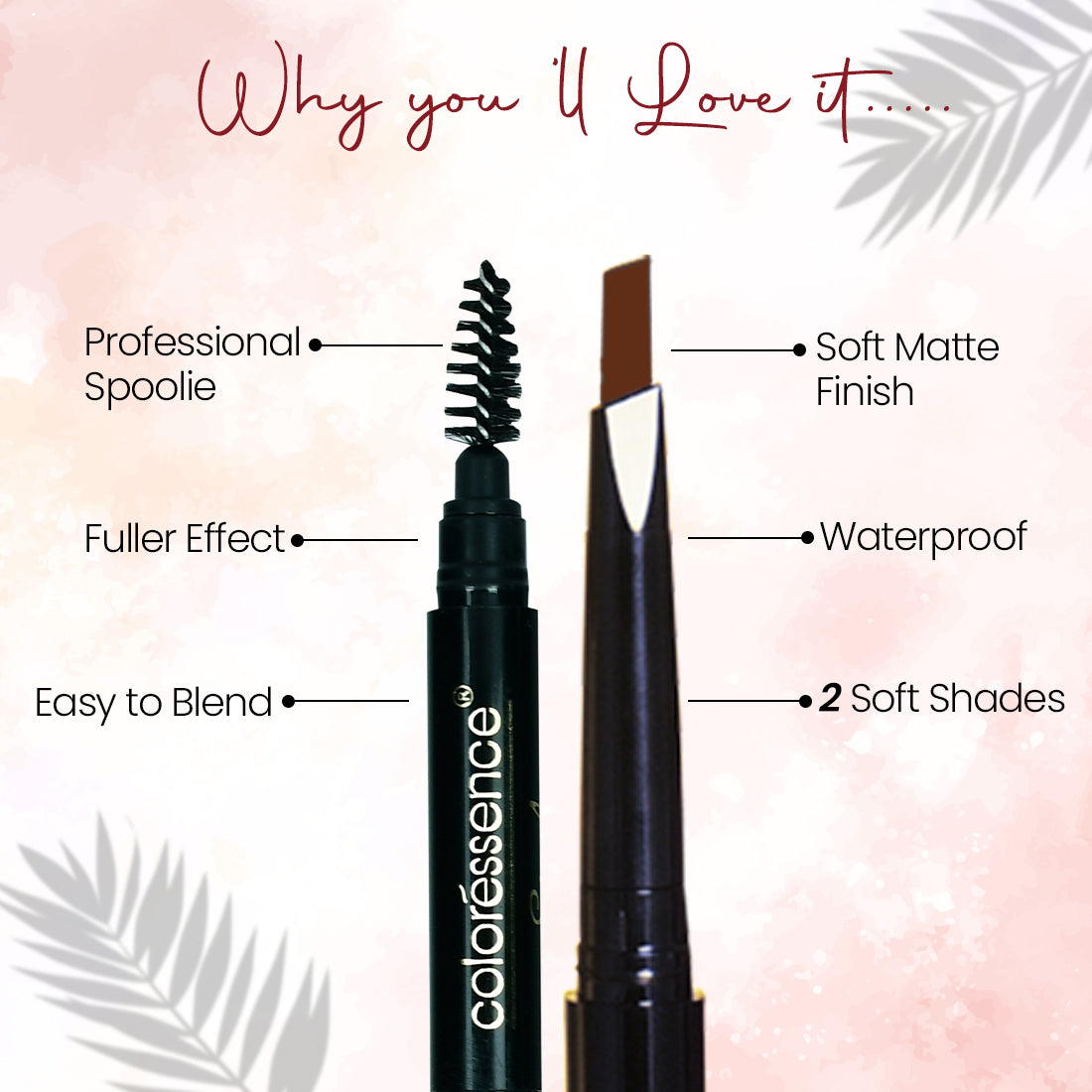 Coloressence Eye Brow Styler 3 In 1 Multifunction | 0.72 g | iBellaa
