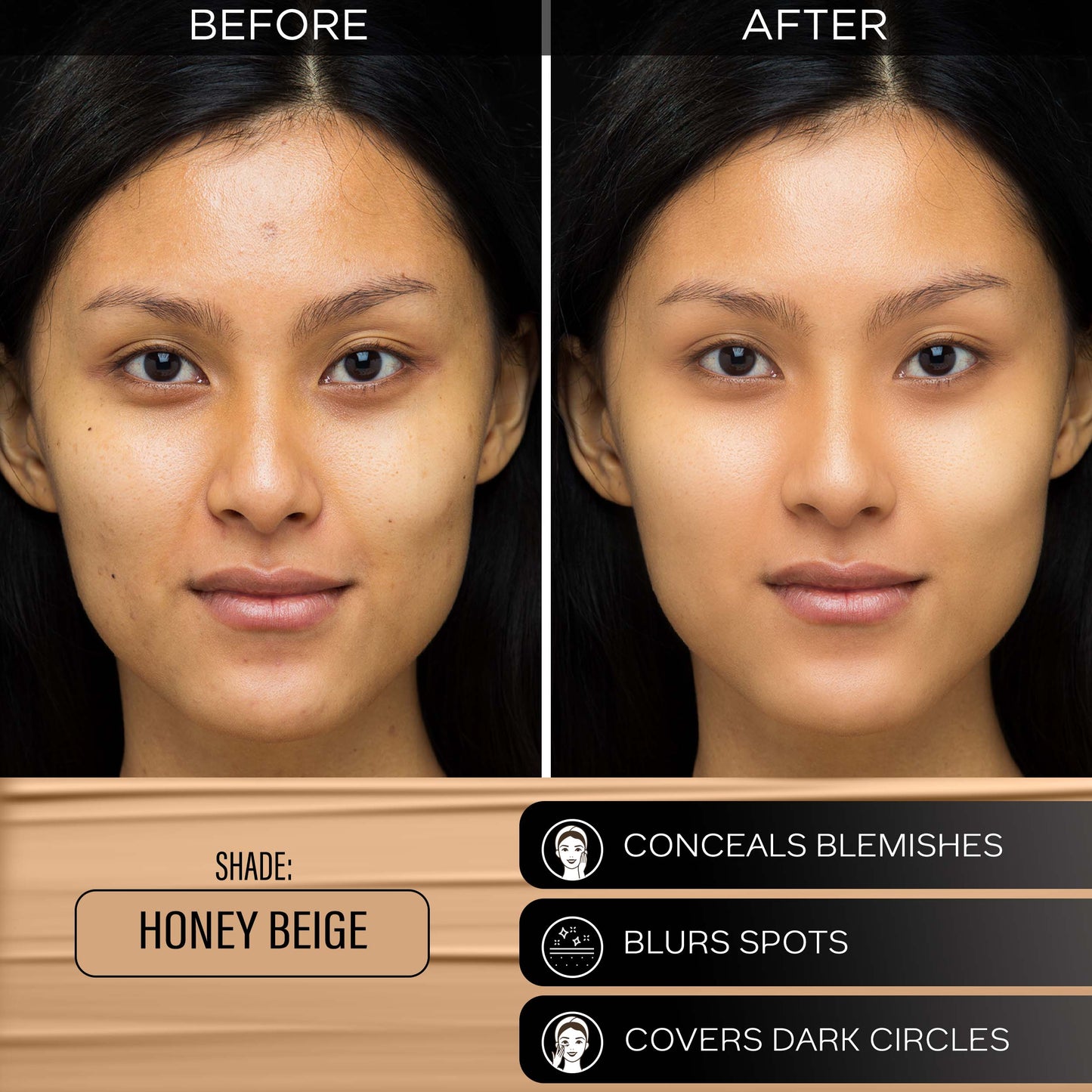 Faces Canada 3 in 1 All Day Hydra Matte Foundation | 25 ml | iBellaa