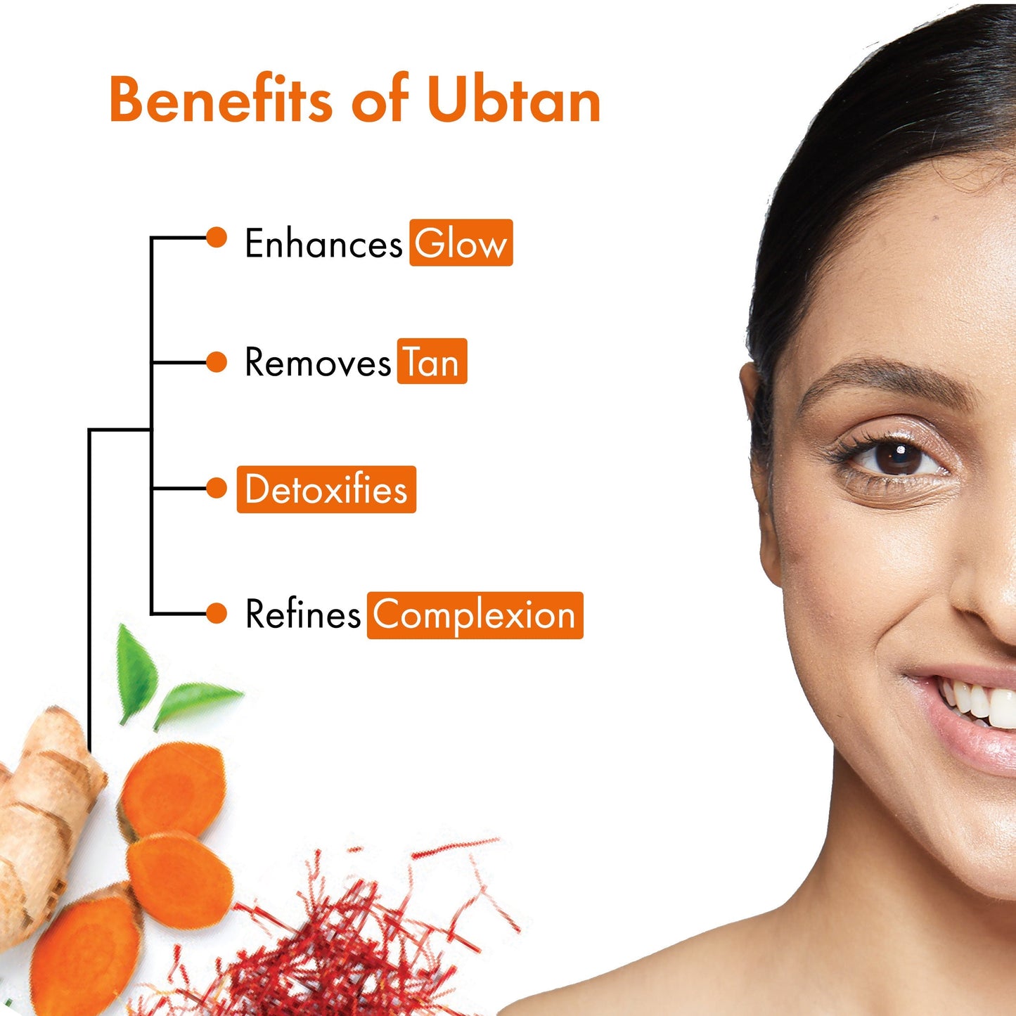 Good Vibes De-Tan Glow Face Mask Ubtan with Power of Serum | iBellaa