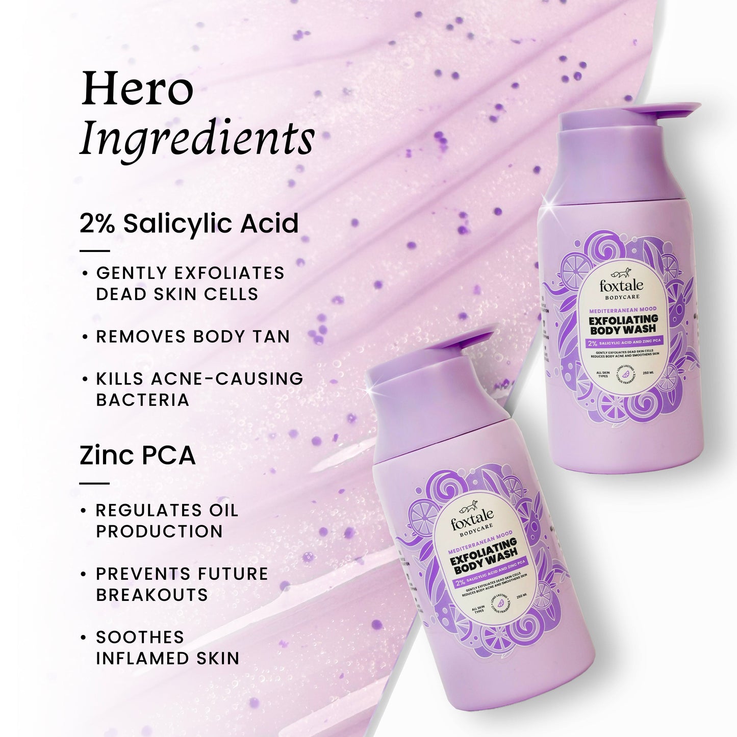 Foxtale Exfoliating Body Wash | 250 ml | iBellaa