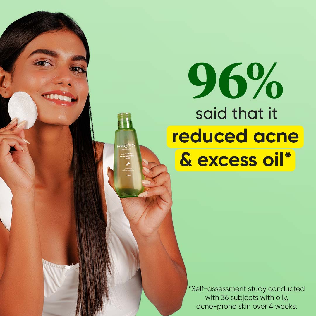 Dot & Key Cica + Niacinamide Toner for Oily & Acne Prone Skin | 150 ml | iBellaa