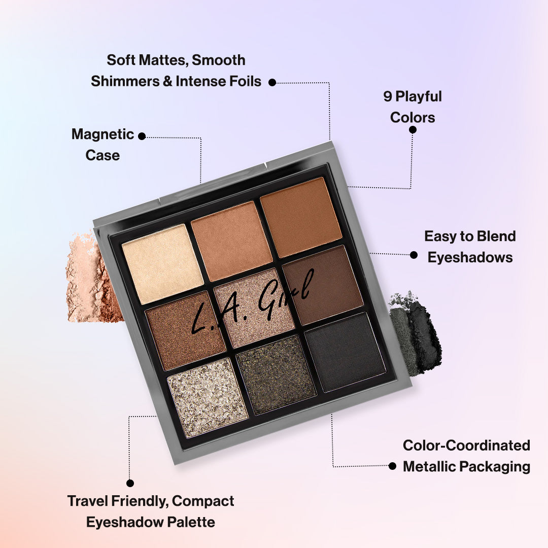 L.A GIRL Keep It Playful 9 Color Eye Palette | 14 g | iBellaa